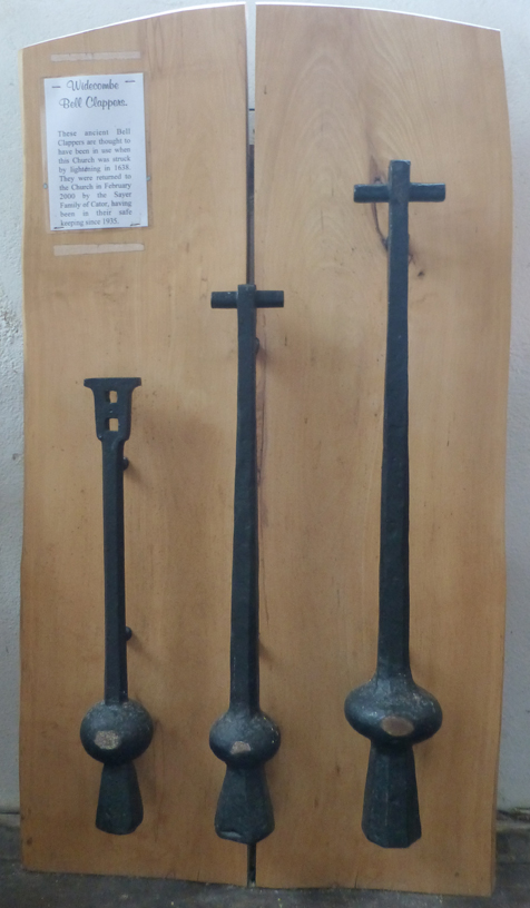 Display of old clappers